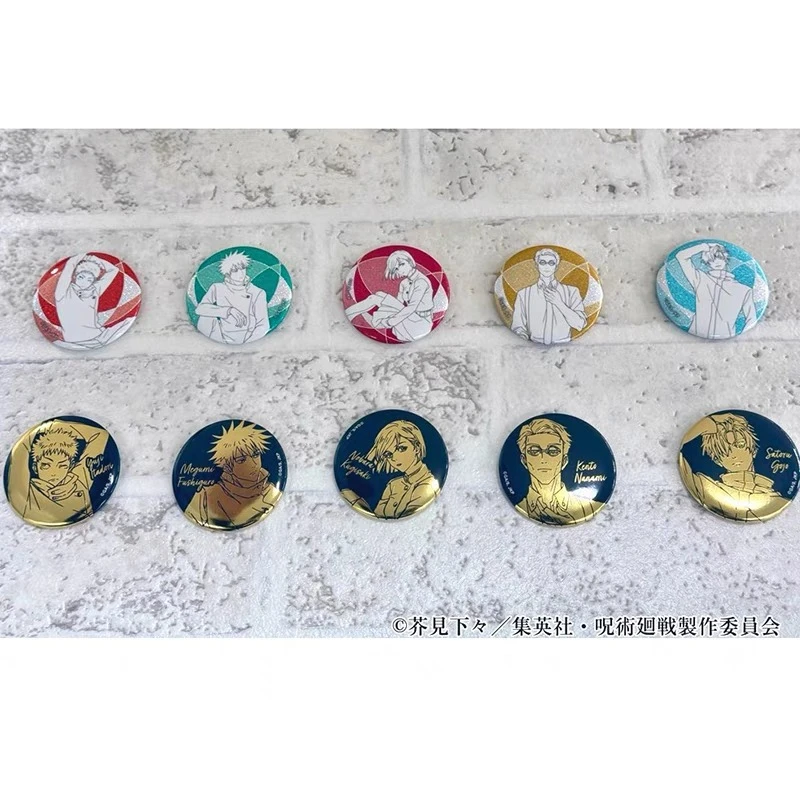 【日谷-不肉拆卡】咒术回战 日谷plaza黑金线稿吧唧徽章盲盒