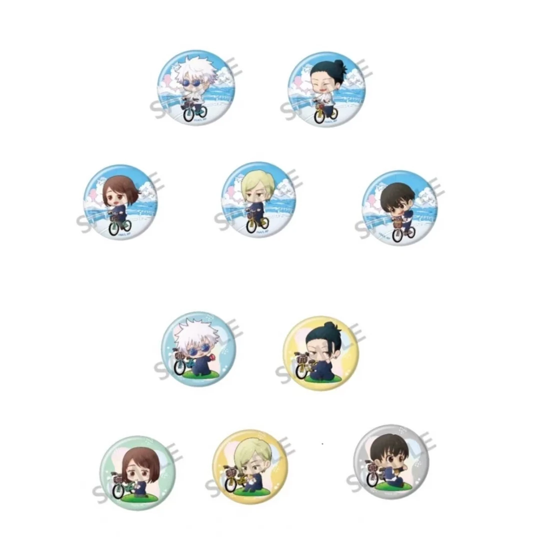 【日谷-不肉拆卡】咒术回战 Q版闪吧唧 骑行/休息ver 盲盒（代拆）