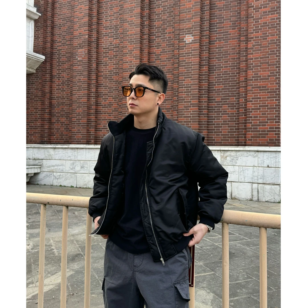 GP2 2024冬季新款立领棉衣简约干练加厚百搭男女三防教练夹克上衣