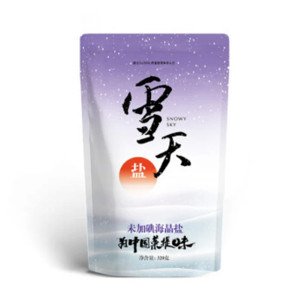雪天未加碘海晶盐320g