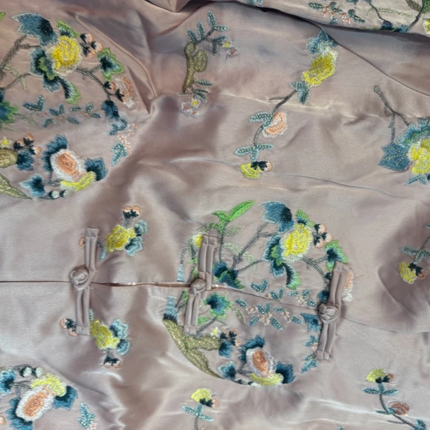 665#重工国服百万针刺富贵刺绣新中式百搭宽松马甲