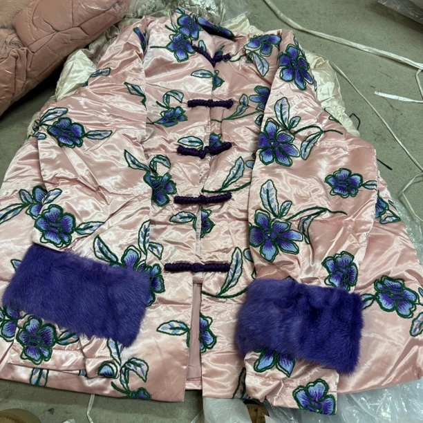 1723#《刺绣》日常新中式重工满绣宝藏国服外套百搭外衣