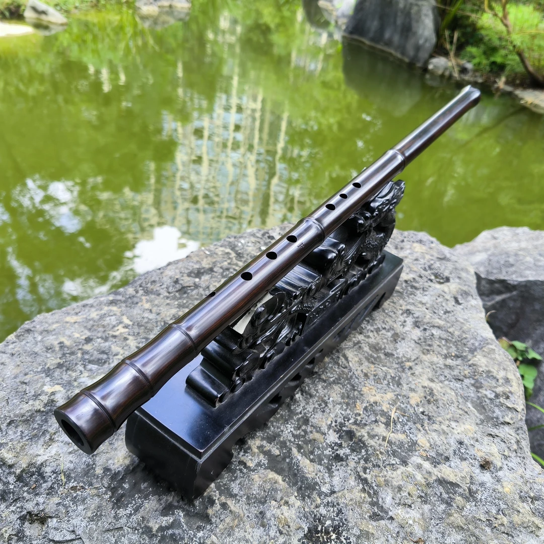欧特海洞箫八孔正手木箫紫光檀木洞箫通口新手入门箫