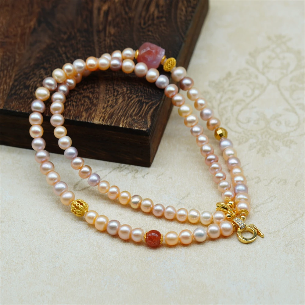 【万能链】  原创设计款配尸陀林淡水珍珠百搭链项链（多样性发一）