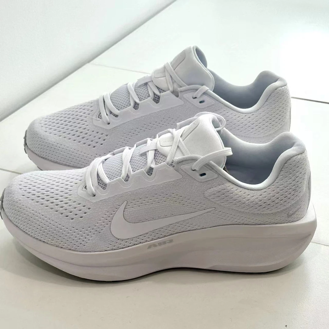 【耐克/NIKE】 男子WINFLO 11米白减震透气防滑低帮跑步鞋FQ8937100