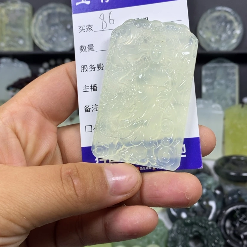 【闪购商品】蛇纹石玉颈饰未镶嵌零*