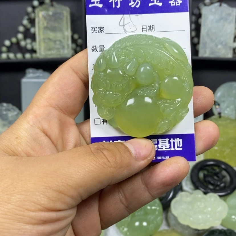 【闪购商品】蛇纹石玉颈饰未镶嵌用****5