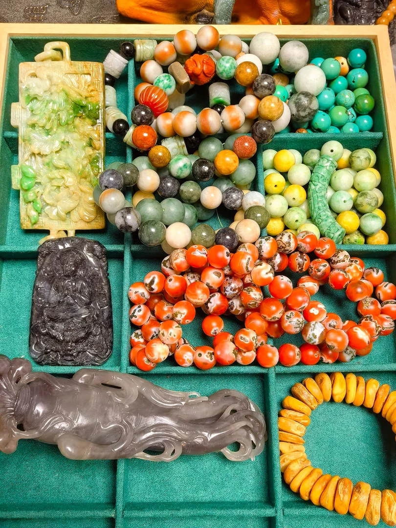 各种天然玉石DIY款手工原创多样性发货