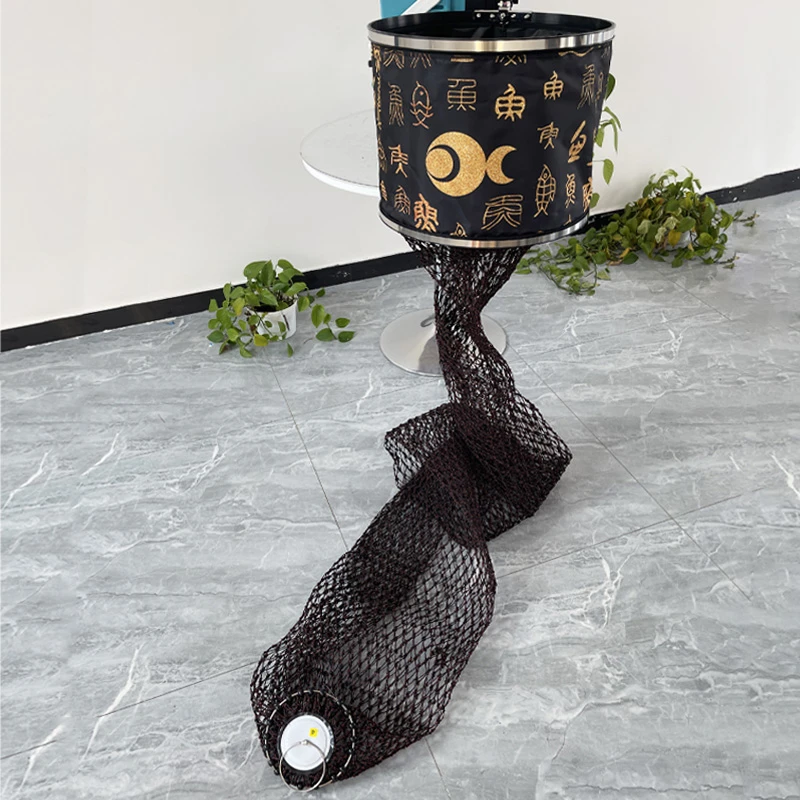 黑坑专用大物千斤黑金红手工编织大力马防臭速干耐磨飞磕调节鱼护