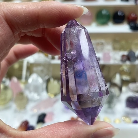 紫晶珠宝半成品未镶嵌5124