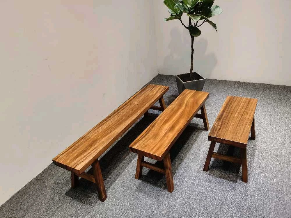 南美胡桃木长条凳一米，宽32高45