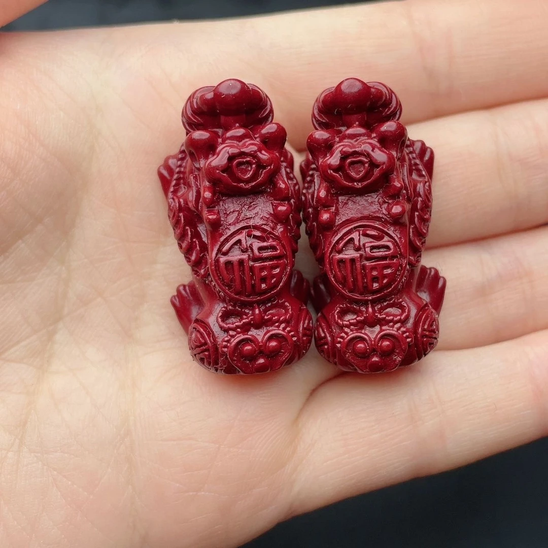含辰砂工艺品朱砂貔貅手串手链钥匙扣包挂diy配件配饰