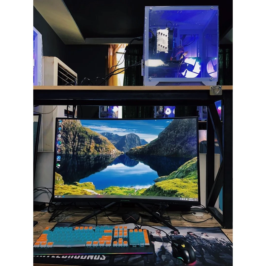 95新  西南巨人网吧现场游戏电竞主机i5台式主机