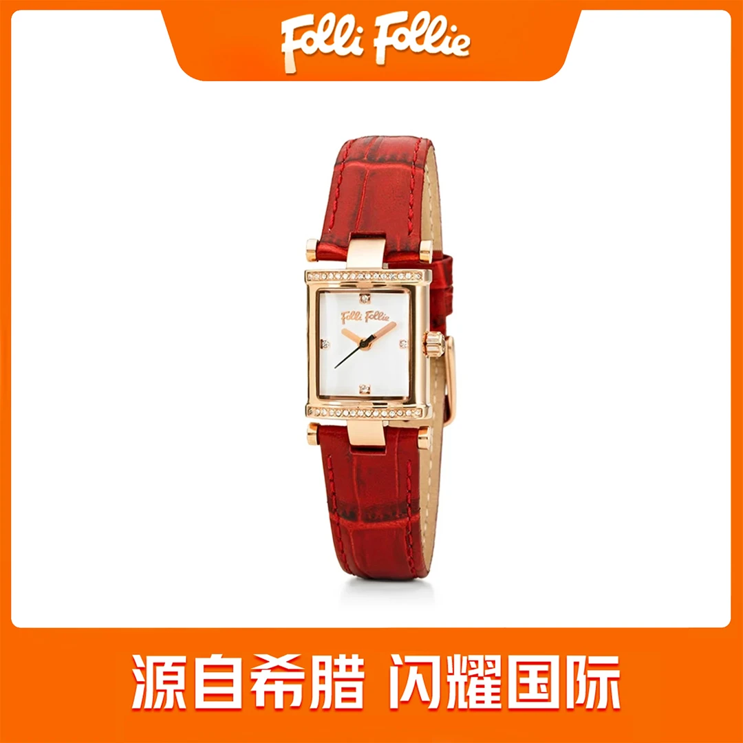 【薇哥内部链接】FolliFollie-轻奢时尚刘诗诗款优雅女士石英手表