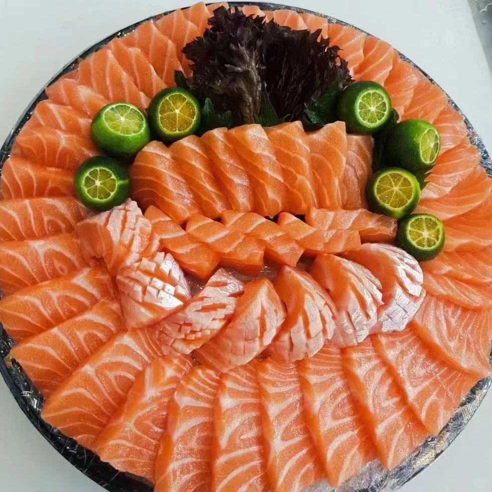 【单人餐】挪威进口三文鱼纯肉250克（切好配冰盘）