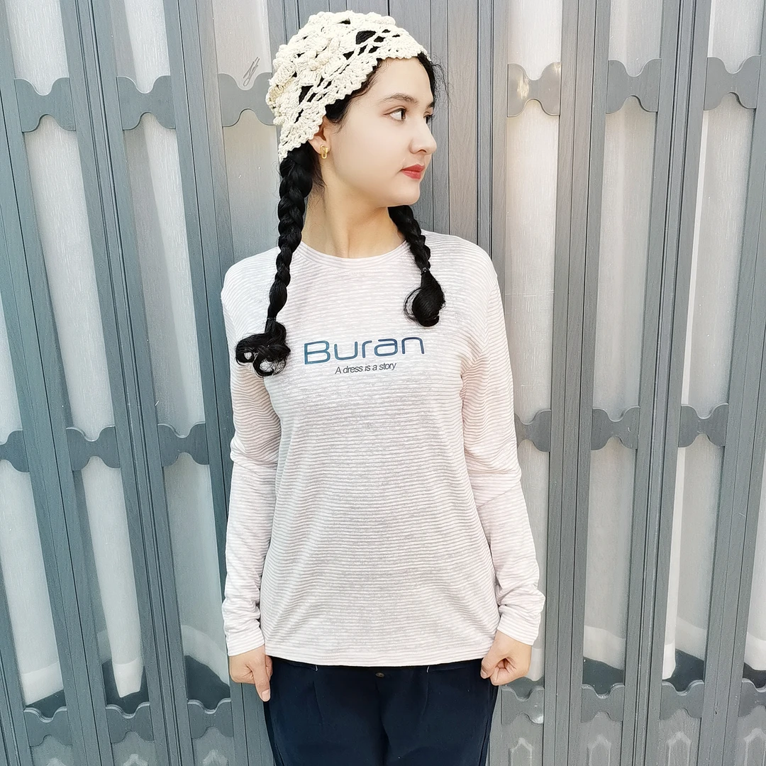 长袖女t恤打底衫91319内搭运动户外休闲百搭女士透气圆领时尚套头