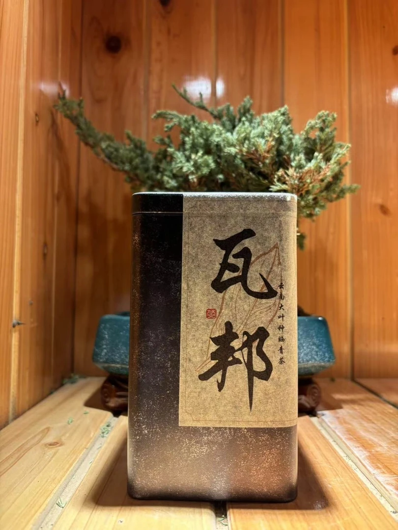 2024年大叶种晒青茶特级普洱茶生茶100g瓦邦T0265