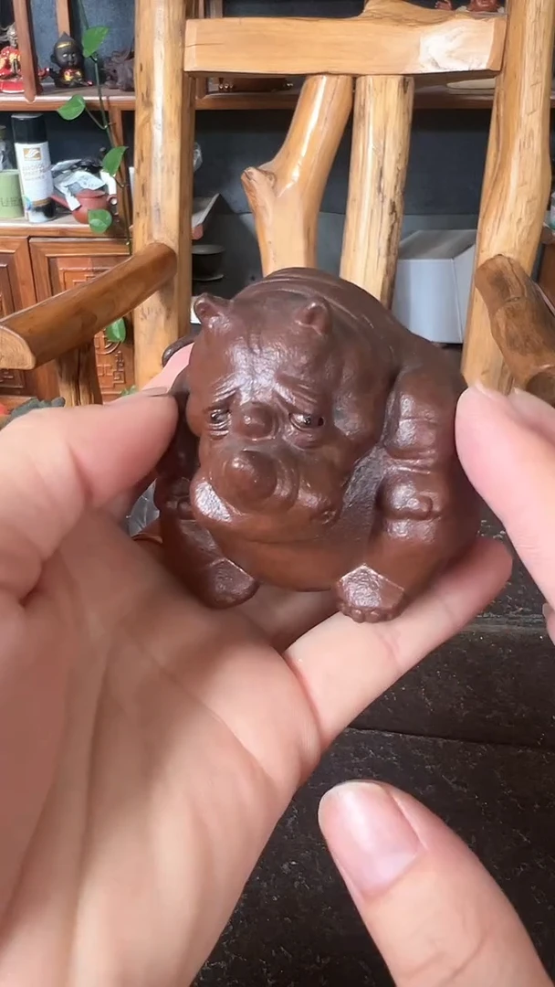 【闪购商品】紫砂茶宠茶宠摆件犀牛