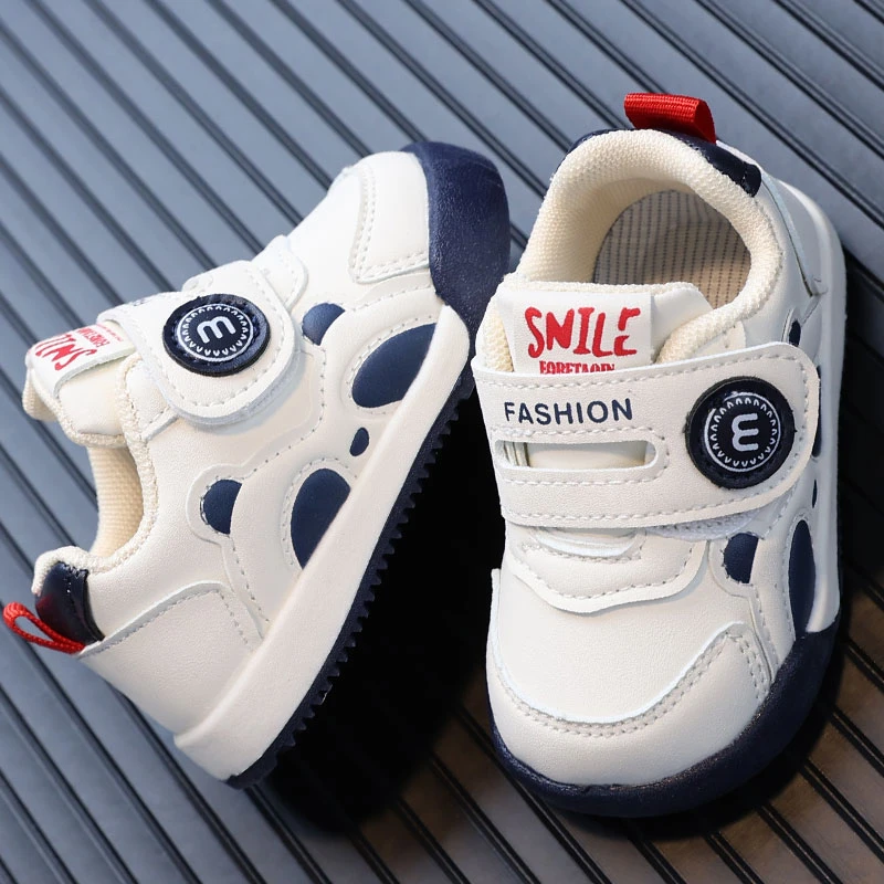 学步鞋软底0-1-2岁婴儿春秋季儿童鞋防滑男童运动鞋女童休闲板鞋