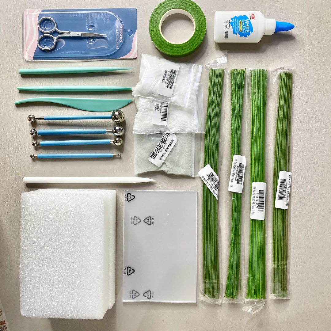 粘土花艺工具套装  超轻粘土新手入门全套工具