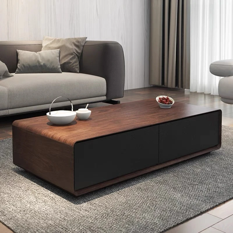 岩板茶几电视柜组合网红小户型家用客厅高档茶几桌储物地台柜套装