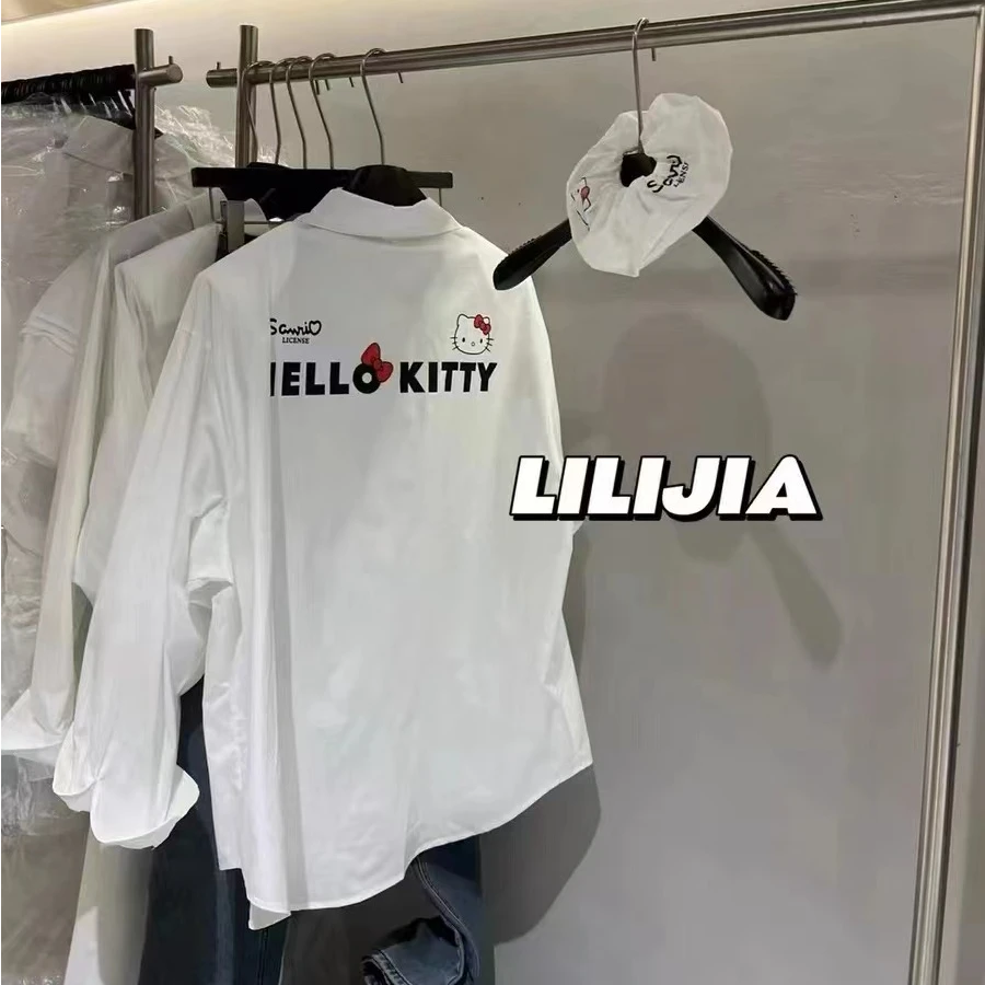 茶椰丸子 大码220斤可穿慵懒衬衫送发圈 1337-1