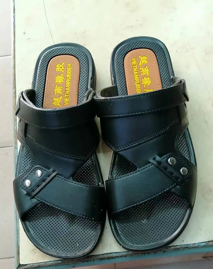 越南橡胶男凉鞋，两色选择