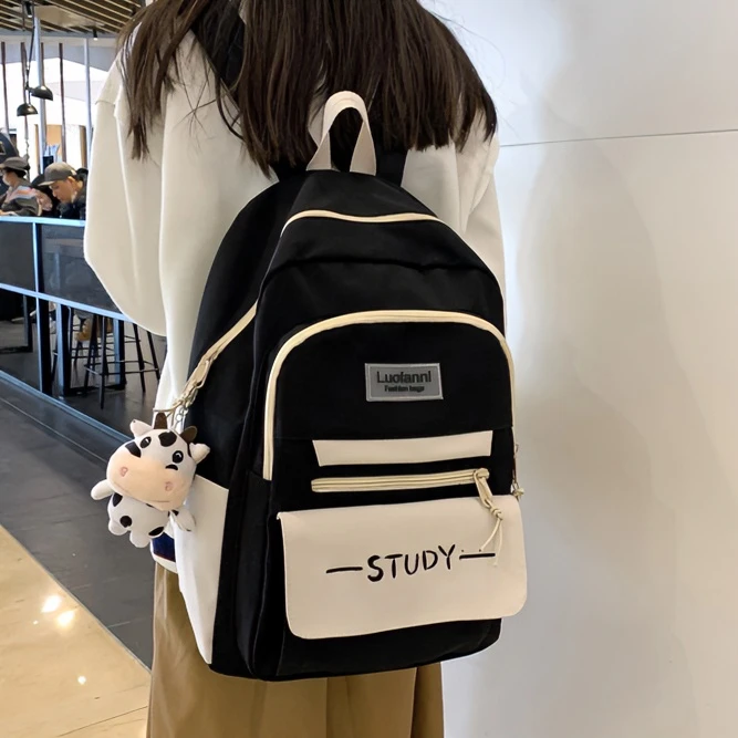 书包女初中女生小学生中学生双肩包韩版大容量高中生大学生背包