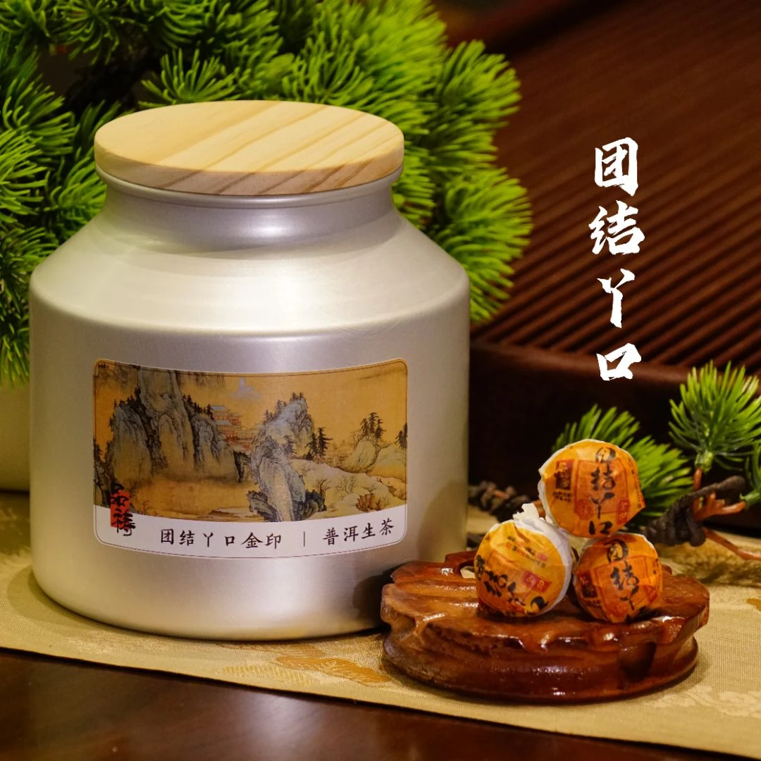 2021年 品祷 团结丫口 古树龙珠 普洱生茶
