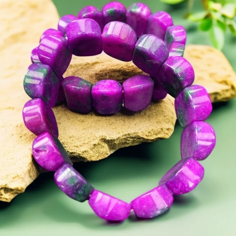 高档珠玛瑙飘花手牌玛瑙手串天然玉石精美轻奢手链送礼盒