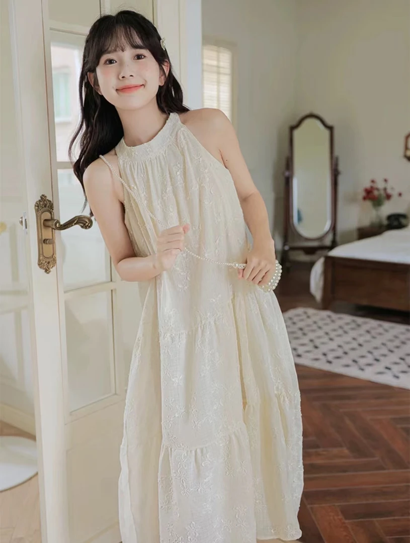 过完上车（291-300）气质森系法式小清新连衣裙温柔风女装洋气韩版