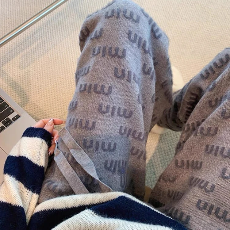 孕妇裤2024年秋冬季新款孕妈妈外穿宽松加厚阔腿裤孕期穿搭直筒裤