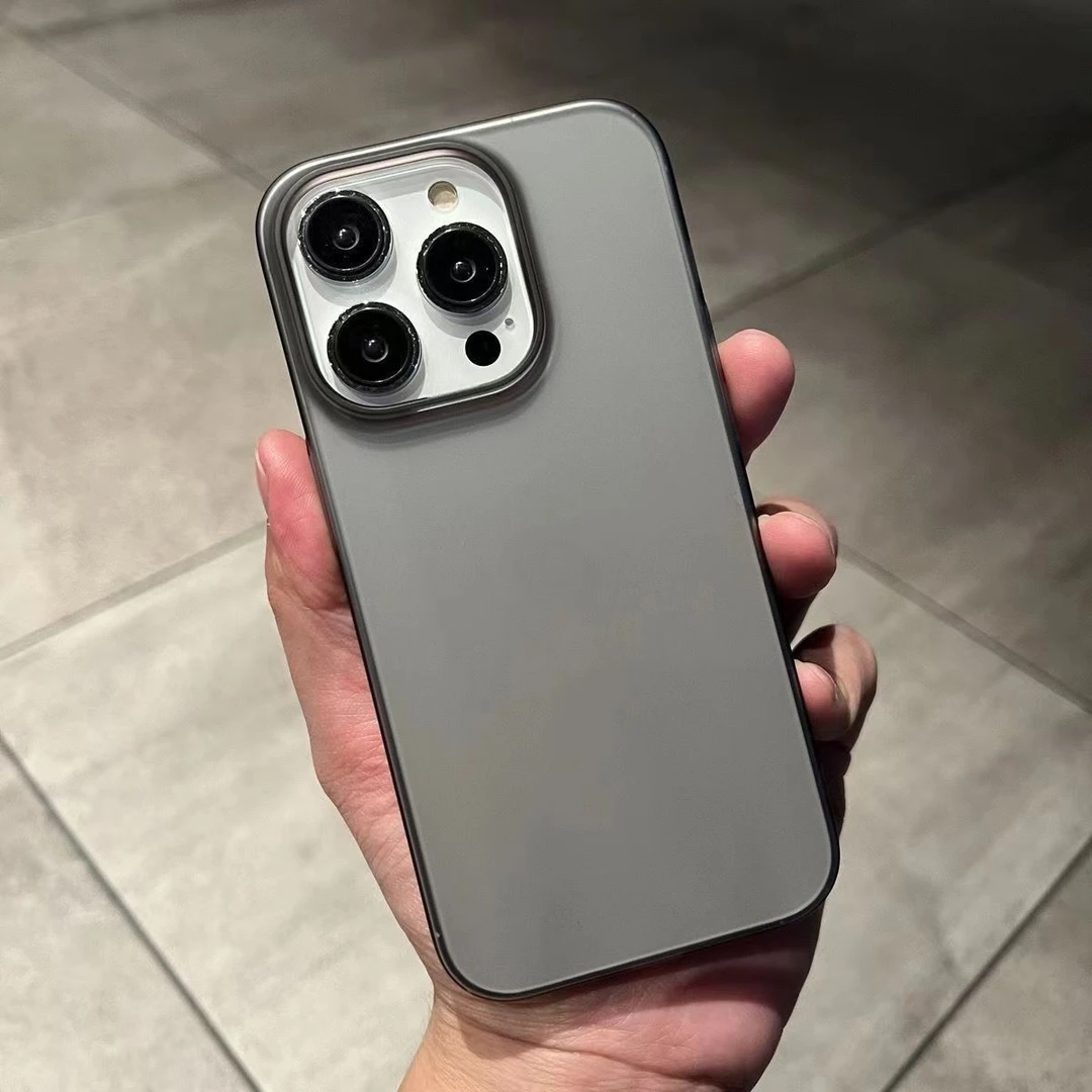 高级雾面iPhone15promax手机壳14pro全包防摔苹果13pro磨砂12软壳