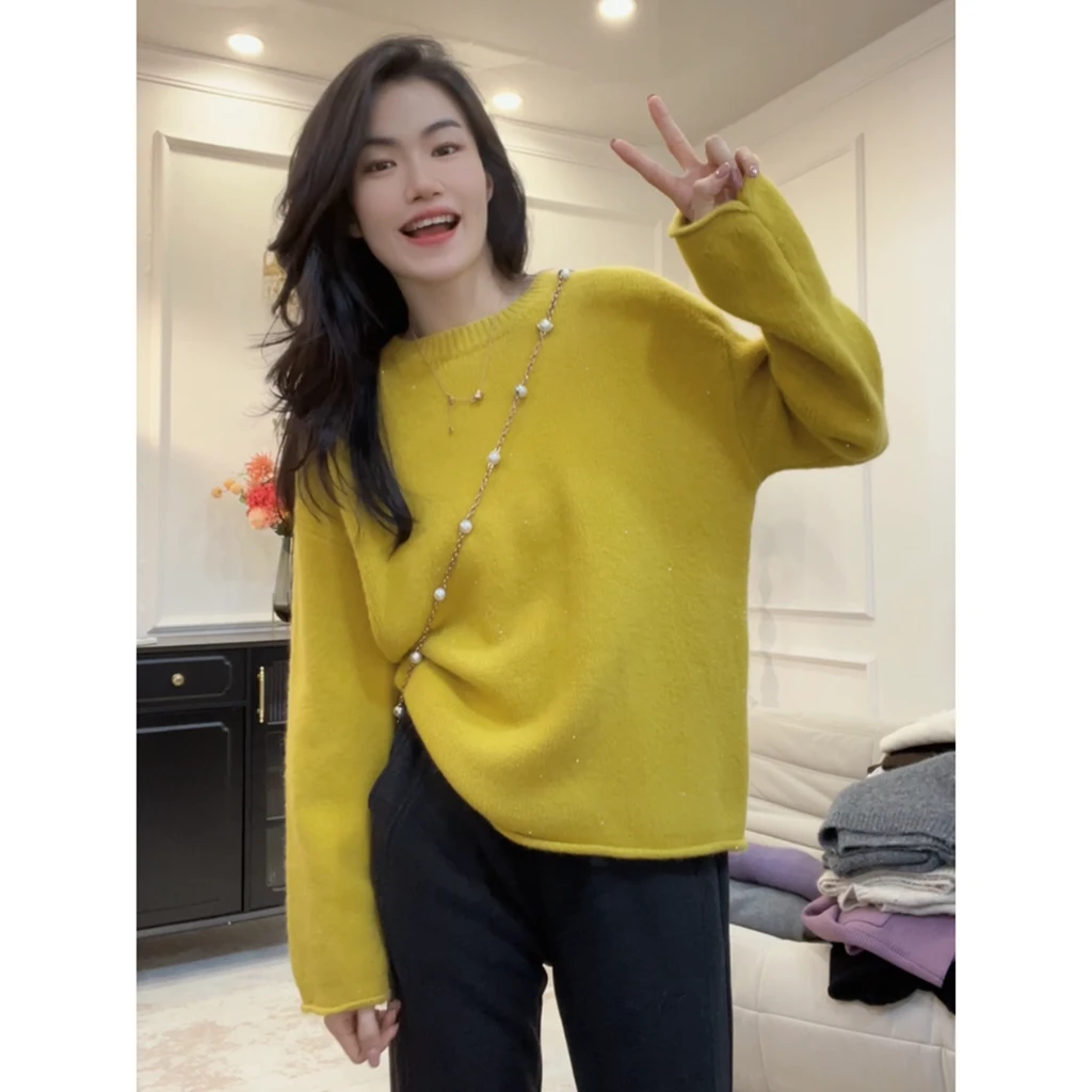 【小甜心】珠片细闪不扎肉！气质上衣精致针织衫厚实毛衣外套女