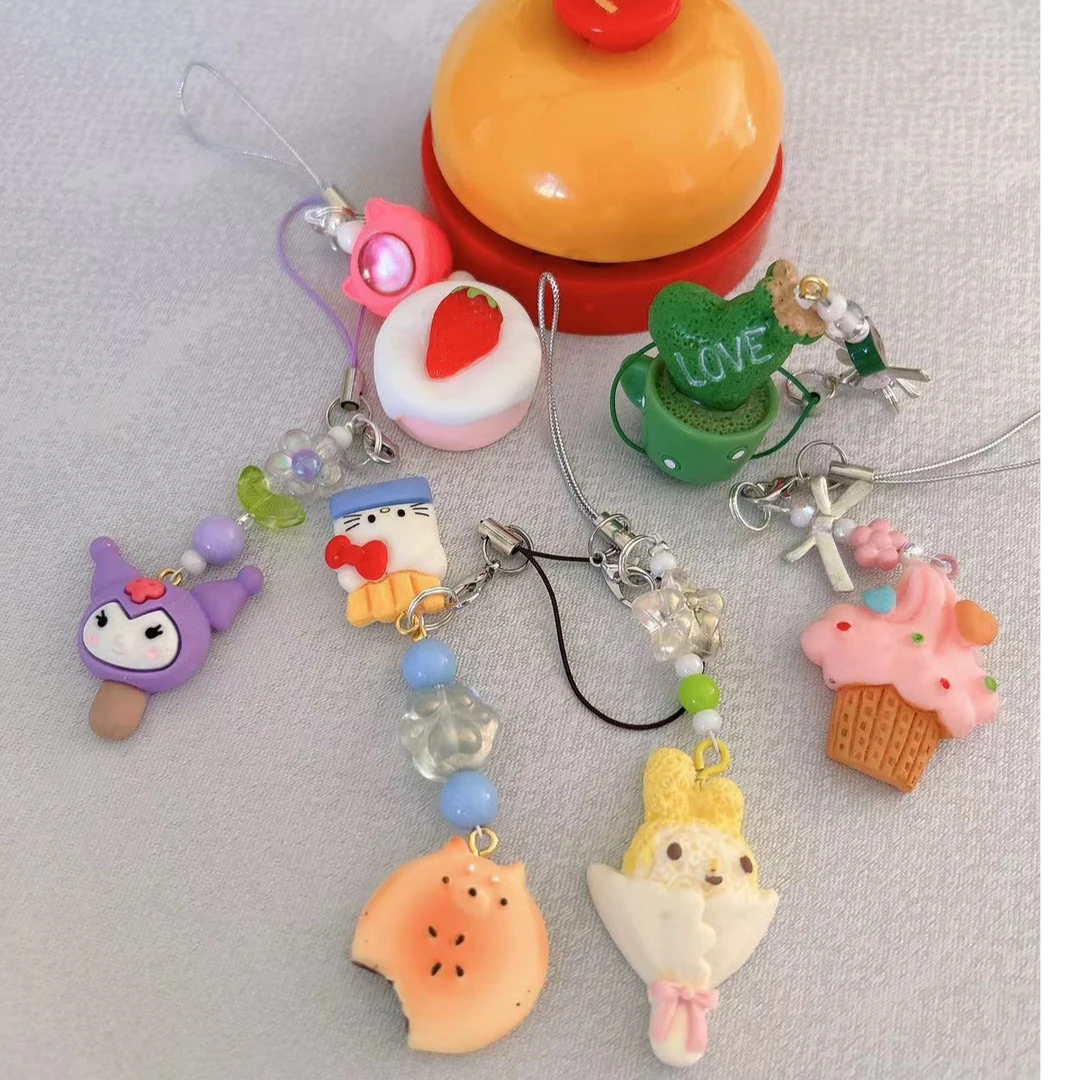 宝宝发夹卡通可爱头夹头绳钥匙扣三丽鸥迪斯尼