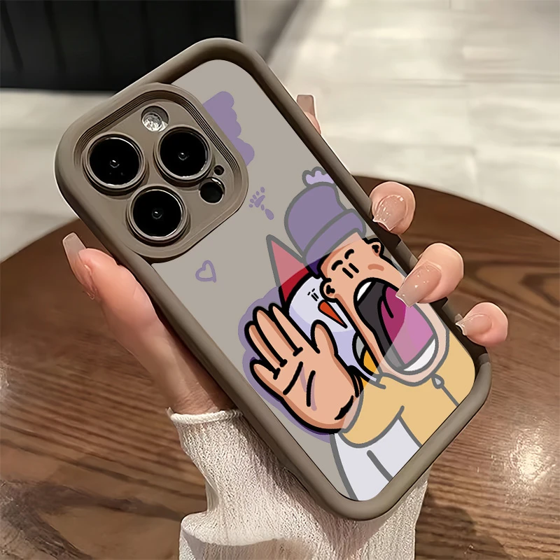 苹果15手机壳14MAX/13/12/X/8/7PLU防摔可爱iphone1113全包保护套