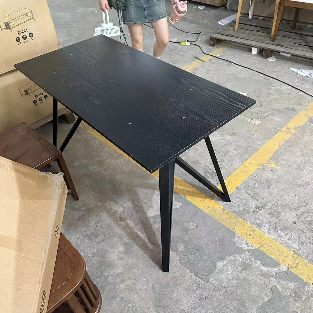 T63#餐桌框架120×60×74cm【没桌面 不包安装】库存尾货（铁仓2）2437