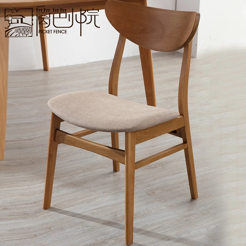 【不包安装】实木软包餐椅家用椅子书桌椅罗马诺餐椅（六楼）