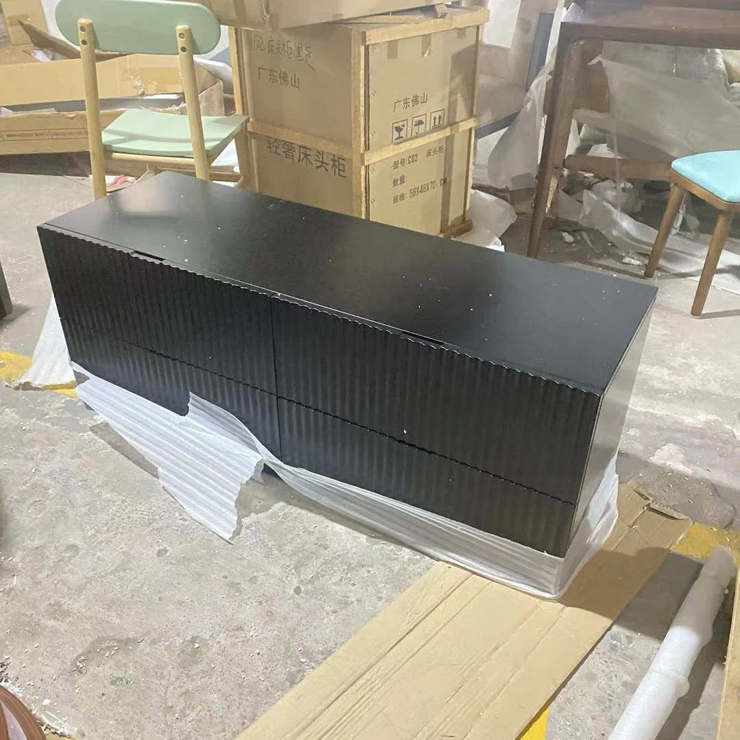 C02#120*40*64cm四斗柜【不包安装】简约白色斗柜边柜四斗柜