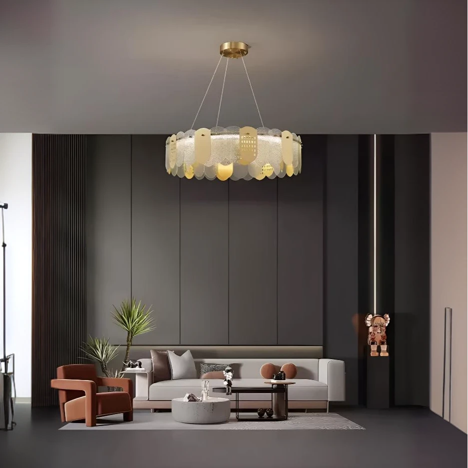 MC310-6H#LED三色88W吊灯D650H200【不包安装】库存尾货（铁一）