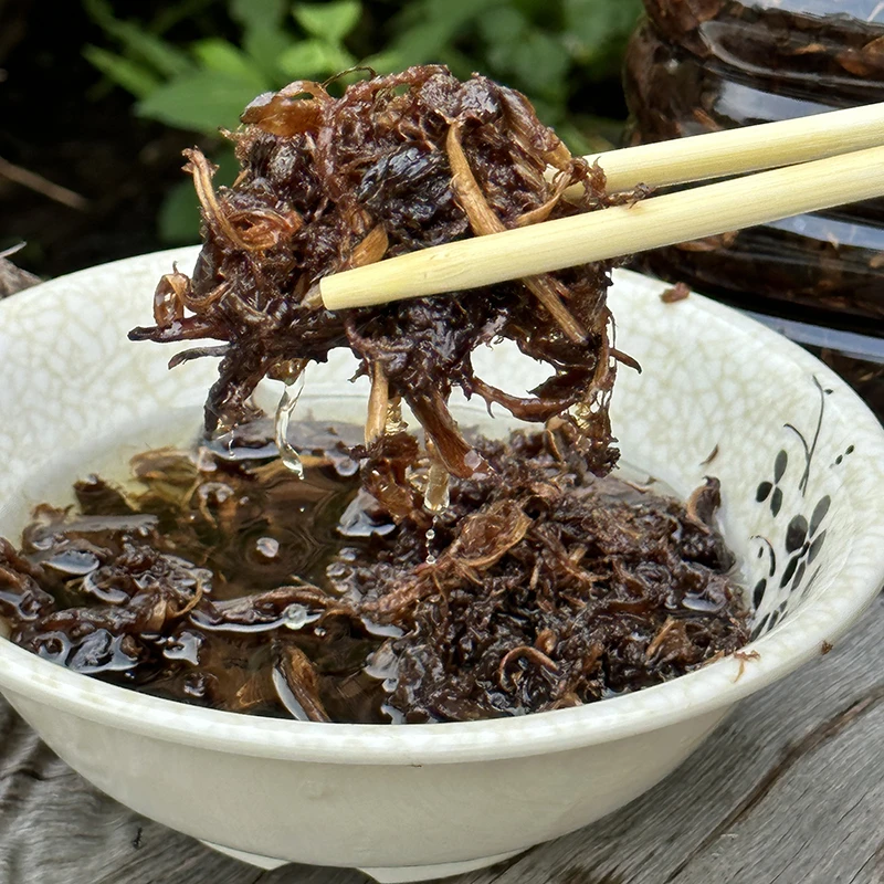 云南德宏农家新鲜油炸黑头鸡枞带油现炸发货500g-1500g顺丰包邮