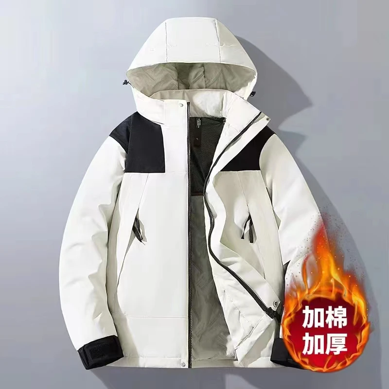 【升级款石墨烯】男女同款冲锋衣情侣冬装保暖爆款防风加厚棉服1998