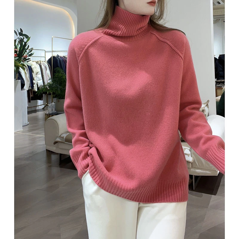 【香嘉怡新品】XJYC2506女士上衣羊毛衫时尚多色百搭韩版针织宽松