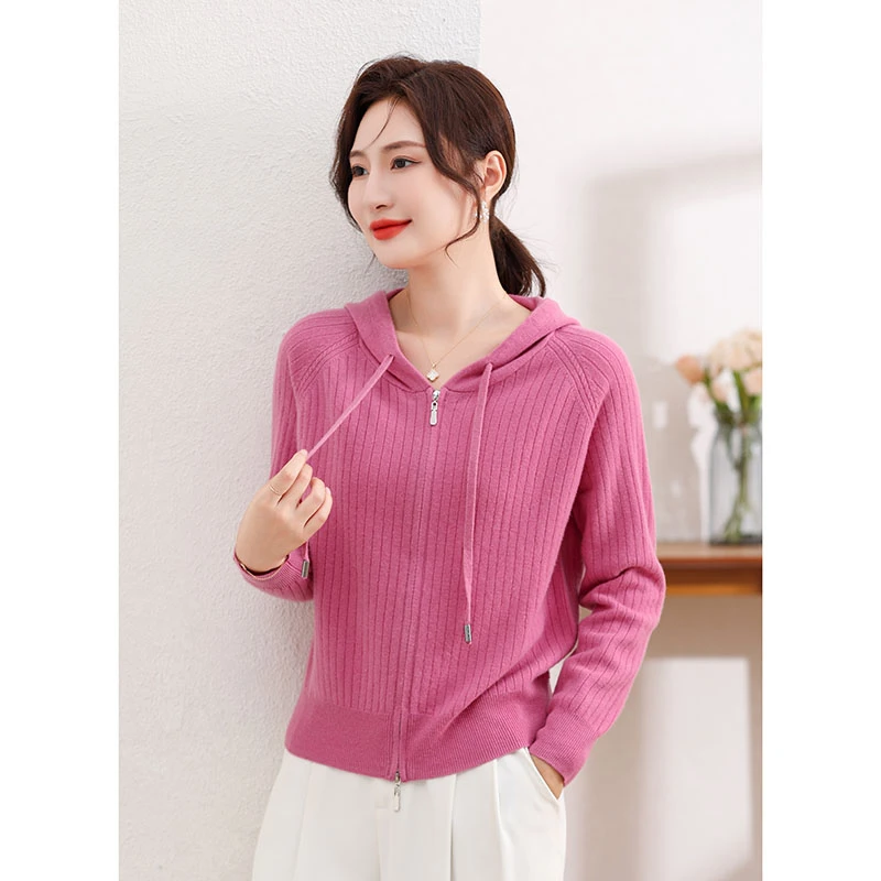 【香嘉怡新品】XJYC2323A女士上衣羊毛衫时尚款多色百搭休闲打底