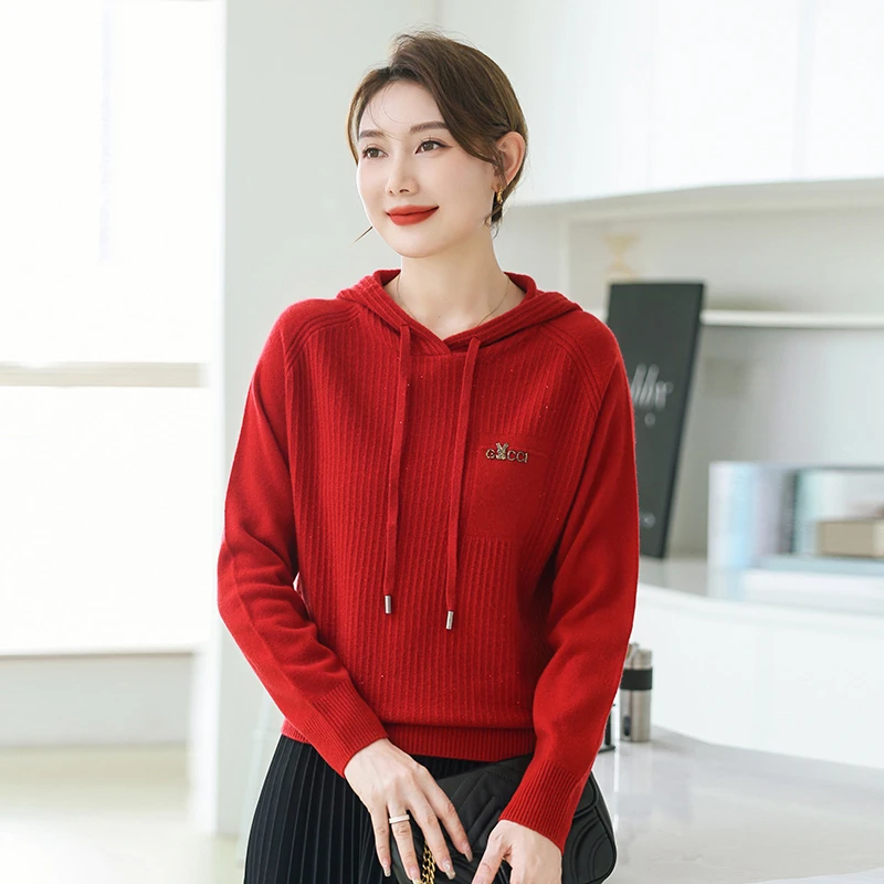 【香嘉怡新品】XJYC7183女士上衣羊毛衫时尚潮流款多色百搭毛衣韩