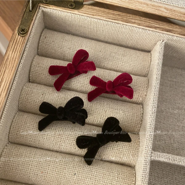 可爱小号碎发刘海夹蝴蝶结发夹头饰前额甜美夹子网红刘海侧边夹