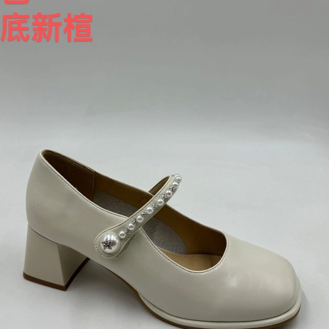 IEF/爱依服2024新款秋季女圆头粗跟单鞋5607-81571-