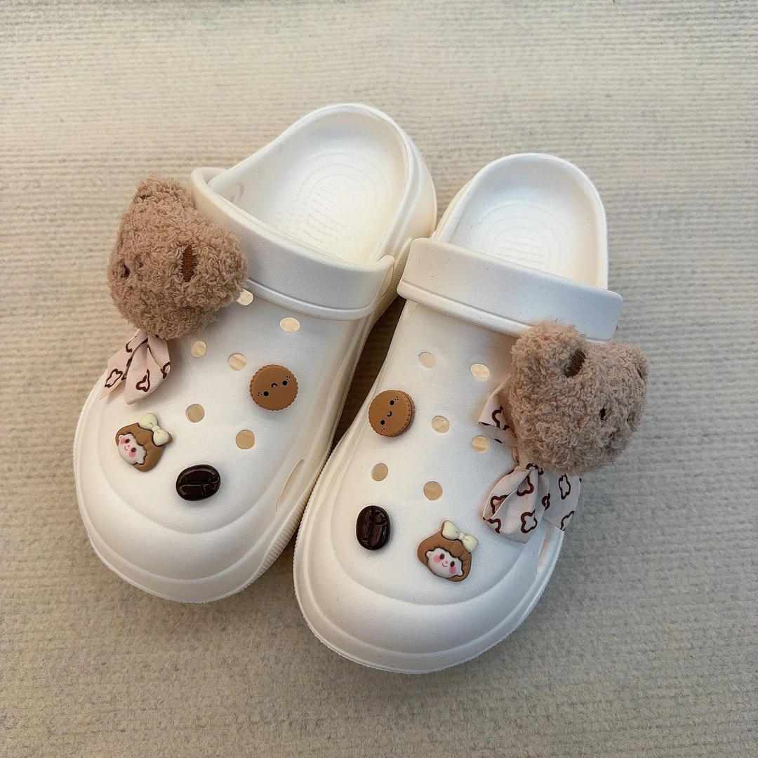 IEF/爱依服2024新款夏季女圆头厚底拖鞋5104-11645-