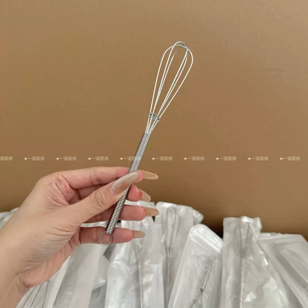 304不锈钢迷你打蛋器搅拌棒家用烘焙奶油打发蛋清手动半自动蛋抽