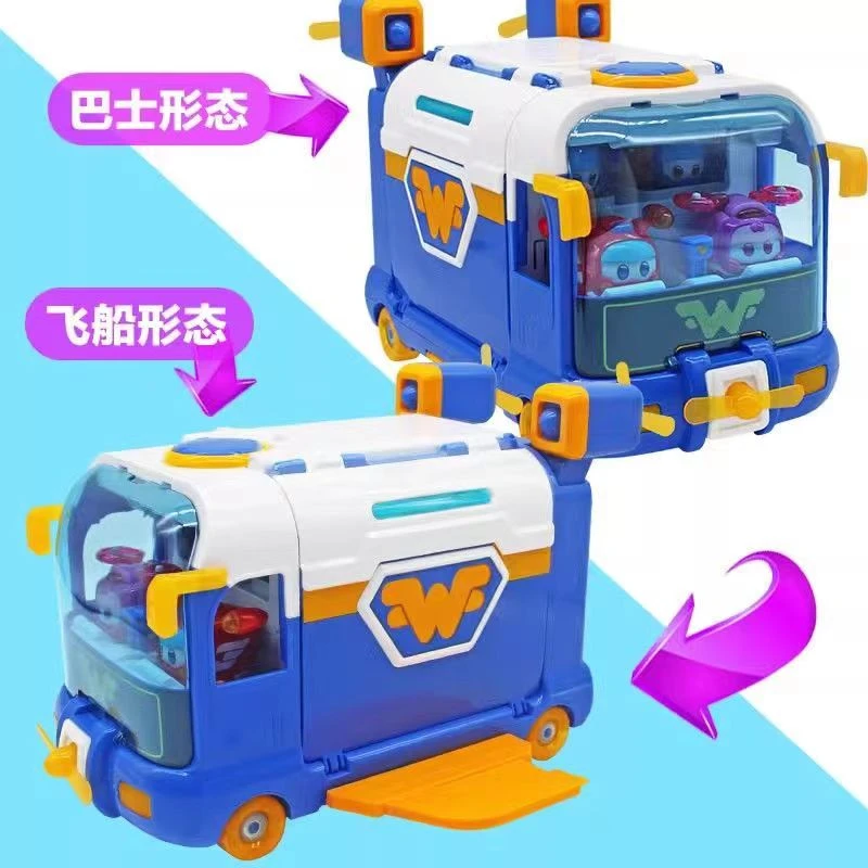 【福利款】趣味按压正版超级飞侠变脸超级宠物乐宝爱宝变脸发光玩具